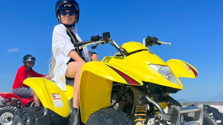 1 Hour White Dunes Quad Bike and Photo Adventure Atlantis image 12