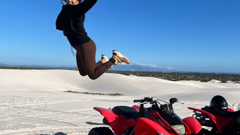 1 Hour White Dunes Quad Bike and Photo Adventure Atlantis image 7