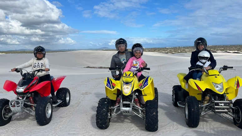 Quadbiking in Atlantis Dunes image 3