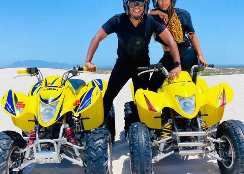 1 Hour White Dunes Quad Bike and Photo Adventure Atlantis image 5