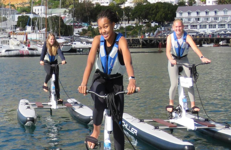 water bikes waterfront