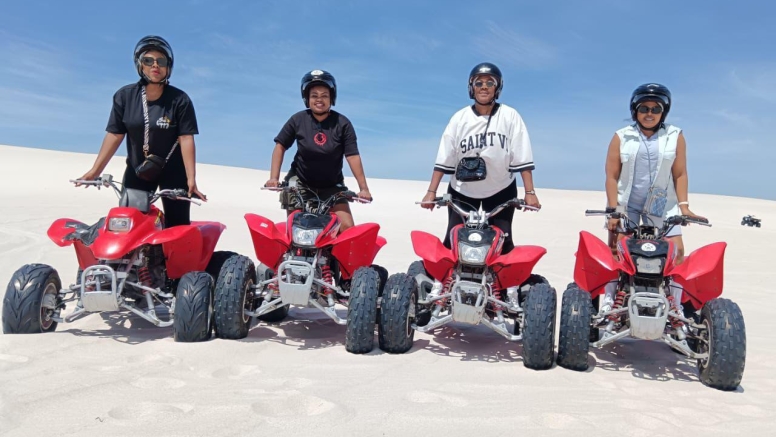 1 Hour White Dunes Quad Bike and Photo Adventure Atlantis image 17
