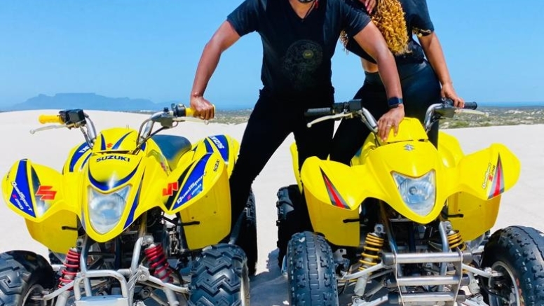 1 Hour White Dunes Quad Bike and Photo Adventure Atlantis image 5