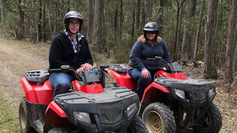 Couples Adventure Package Quad Biking Archery and Axe Throwing image 8