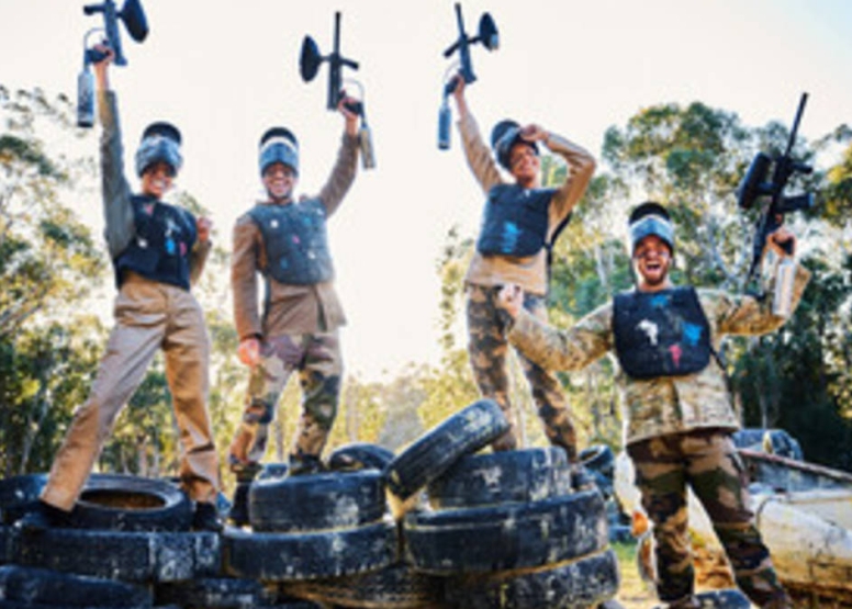 Paintball Target shooting image 1