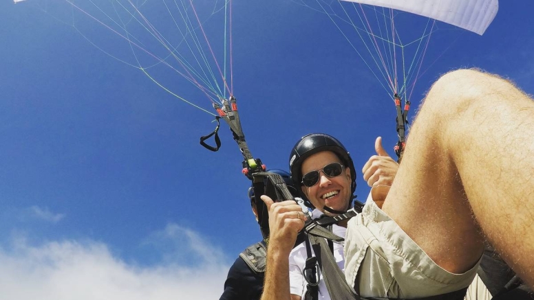 Tandem Paragliding Flight image 17