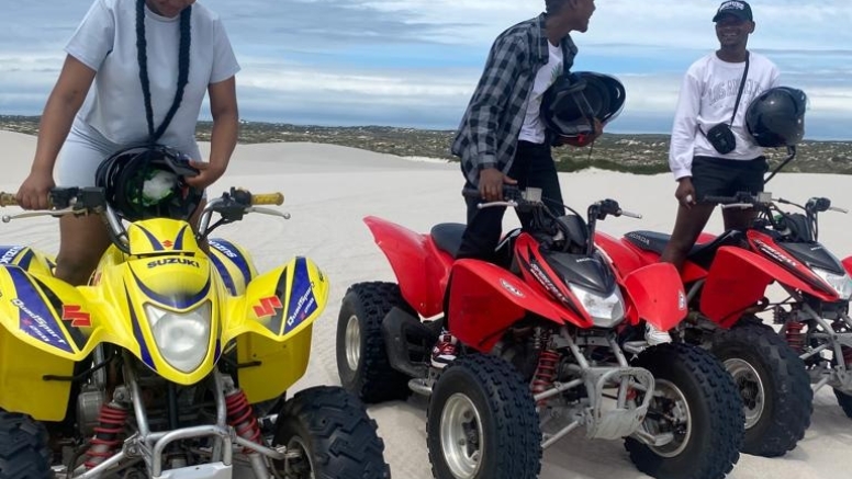 1 Hour White Dunes Quad Bike and Photo Adventure Atlantis image 8
