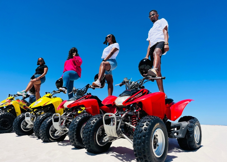 1 Hour White Dunes Quad Bike and Photo Adventure Atlantis image 1