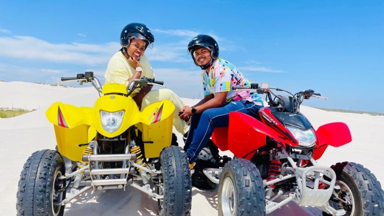 1 Hour White Dunes Quad Bike and Photo Adventure Atlantis image 10