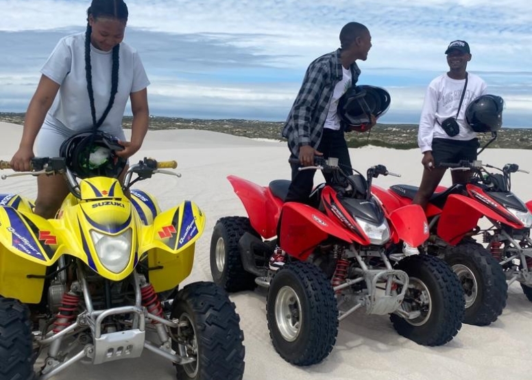1 Hour White Dunes Quad Bike and Photo Adventure Atlantis image 8