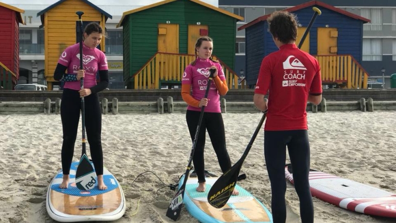 Wave Riding Sup Lesson Muizenberg image 1