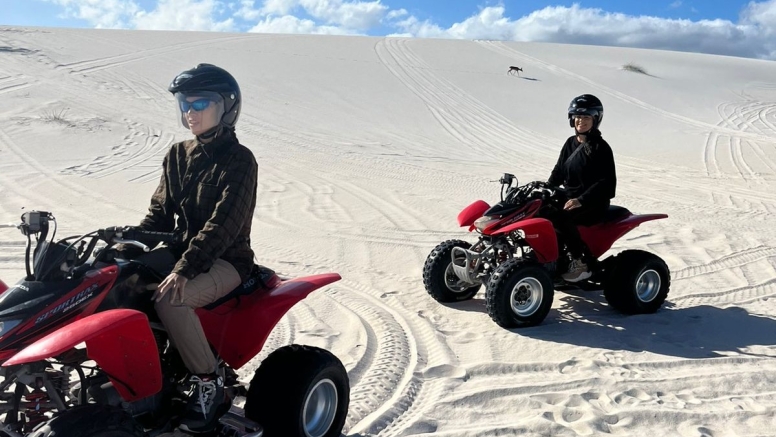 1 Hour White Dunes Quad Bike and Photo Adventure Atlantis image 11