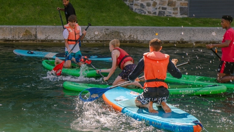 Waterfront SUP boarding rental image 3